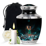 Athlete Tribute Cremation Urn - Basketball Funeral Urn For Men & Women