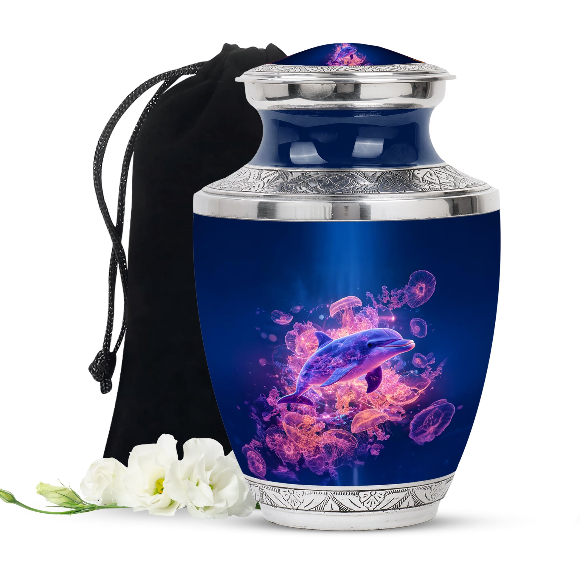 Dolphin Cremation Urn for Ashes – Ocean Memorial Urn For Adults