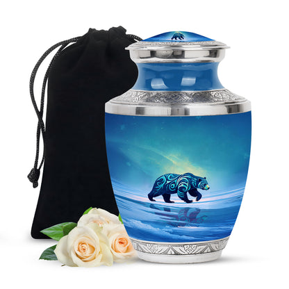 Bear Cremation Urn - Nature Wildlife Cremation Urn For Adult Ashes