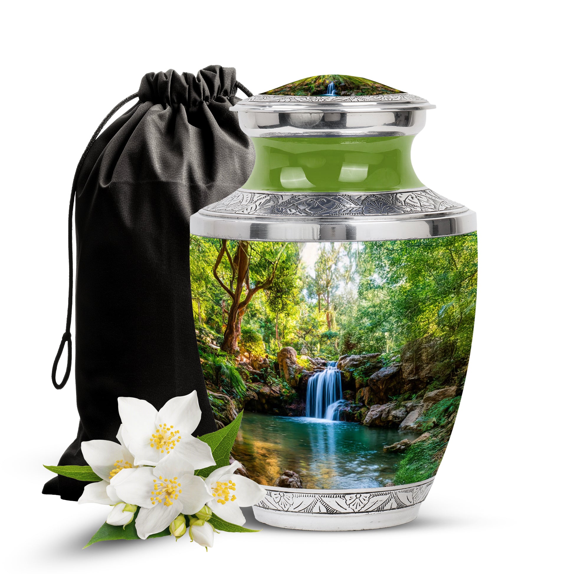 Beautiful Memorial Urn - Waterfall Cremation Urn For Loved Ones