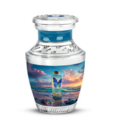 Remarkable Butterfly Memorial Cremation Urns - Blue 10-inch, 200 cu in - Karyliz
