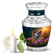 Blessed Butterfly Cremation Urns for Human Ashes - Gold 10-inch - Karyliz