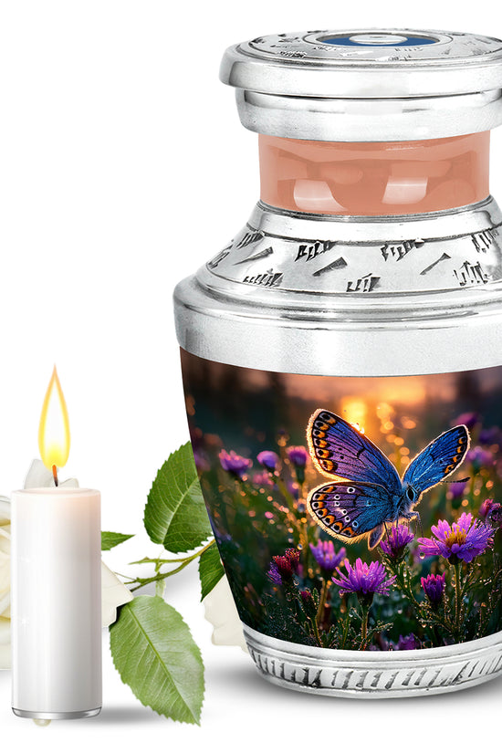 Personalized Eternal Butterfly Cremation Urns - Gold 10-inch, 200 cu in - Yatskia