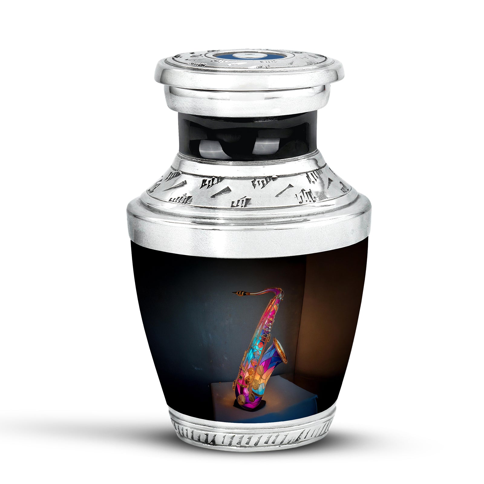 Remarkable Car Memorial Cremation Urns - Blue 10-inch, 200 cu in - Karyliz