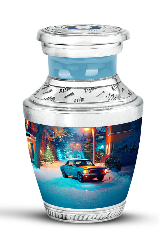 Personalized Gray Car Cremation Urns for Ashes - Majestic 10-inch - Karyliz
