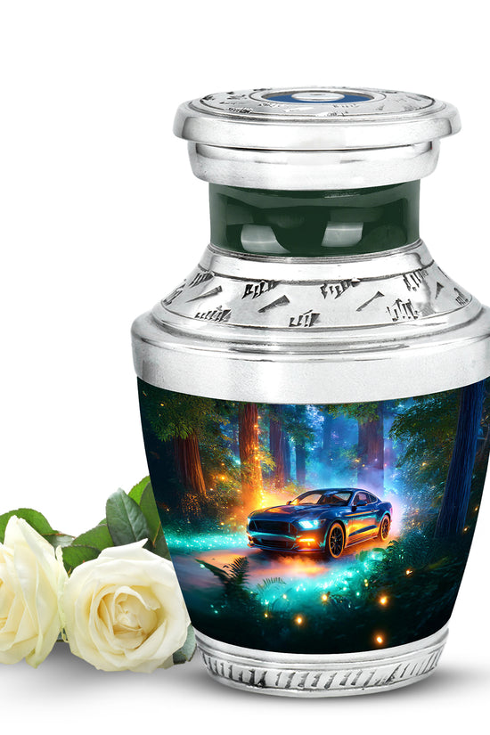 Regal Car Memorial Cremation Urns - Teal 10-inch, 200 cu in - Karyliz