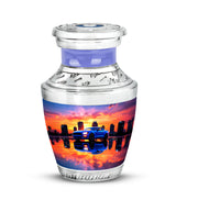 Personalized Purple Cherished Car Cremation Urns for Human Ashes - 10-inch, 200 cu in - Karyliz