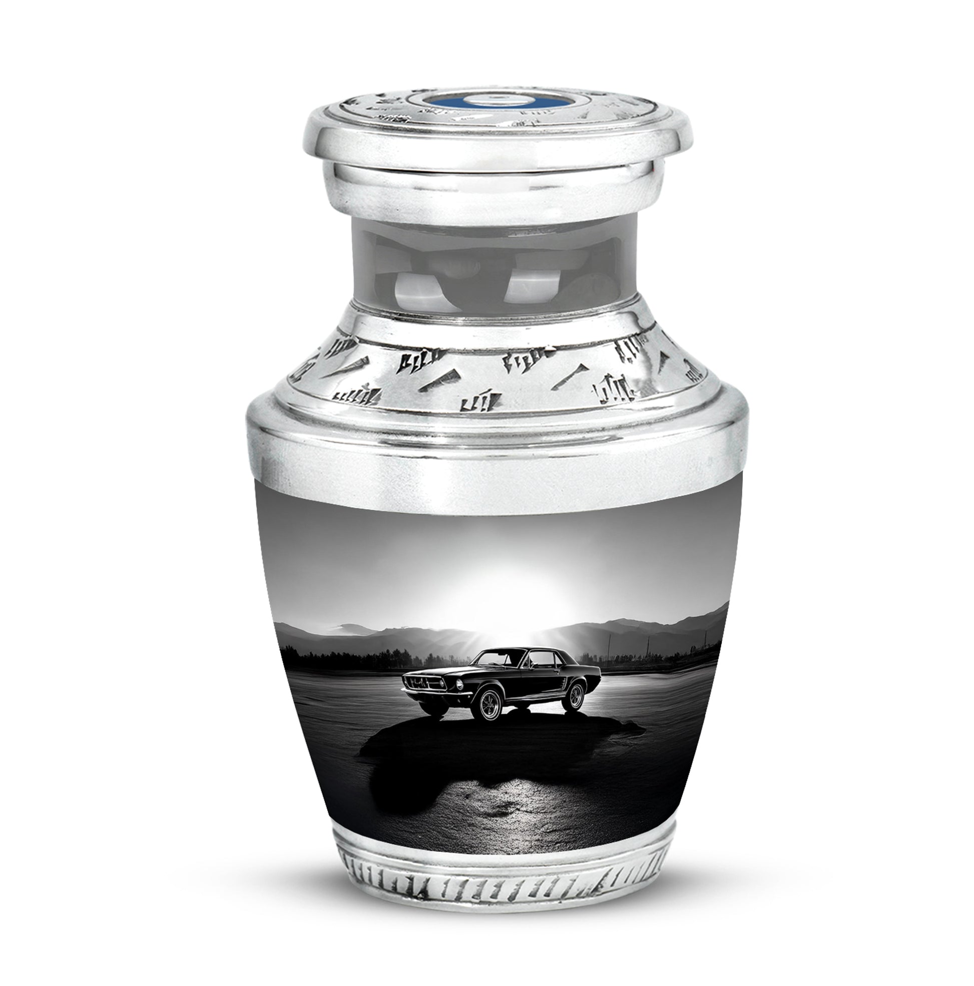 Personalized Eternal Car Cremation Urns - Gray 10-inch, 200 cu in - Karyliz
