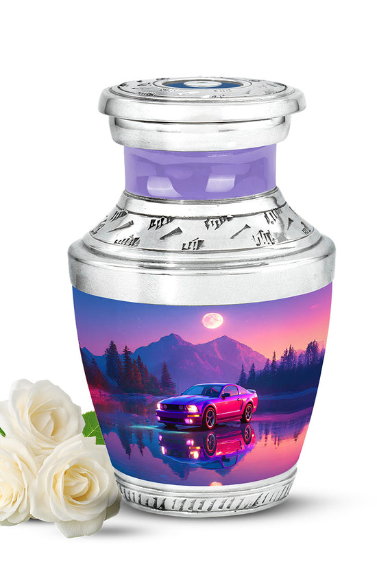 Regal Car Memorial Cremation Urns - Blue 10-inch, 200 cu in - Karyliz