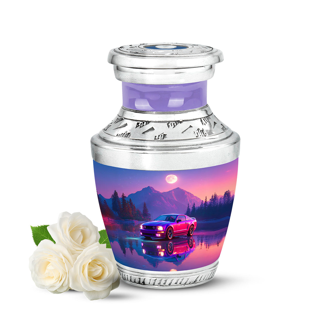 Regal Car Memorial Cremation Urns - Blue 10-inch, 200 cu in - Karyliz