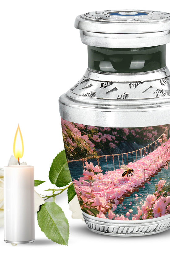Distinguished Gold Bee Cremation Urn for Ashes - 10-inch, 200 cu in - Karyliz