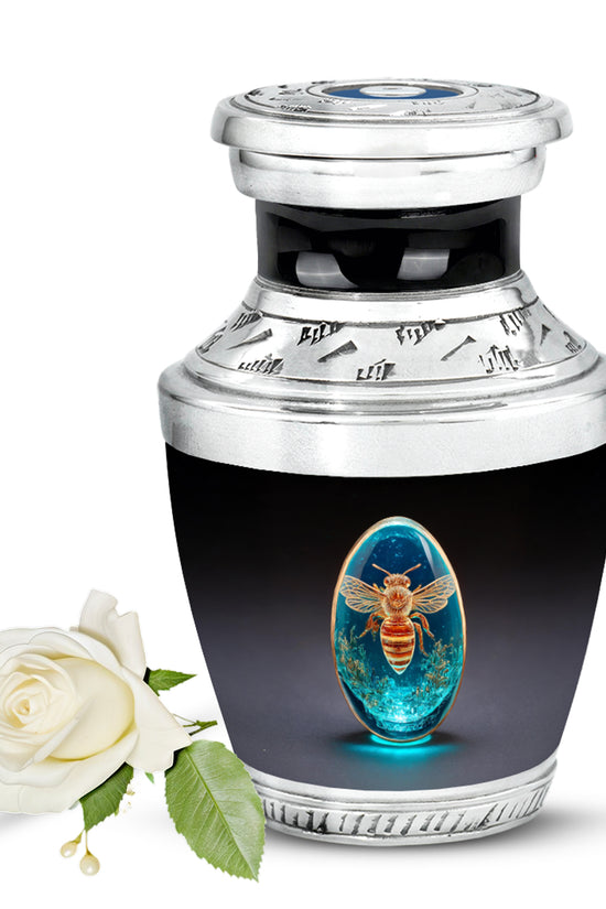 Blessed Bee Cremation Urns for Human Ashes - Black 10-inch - Karyliz