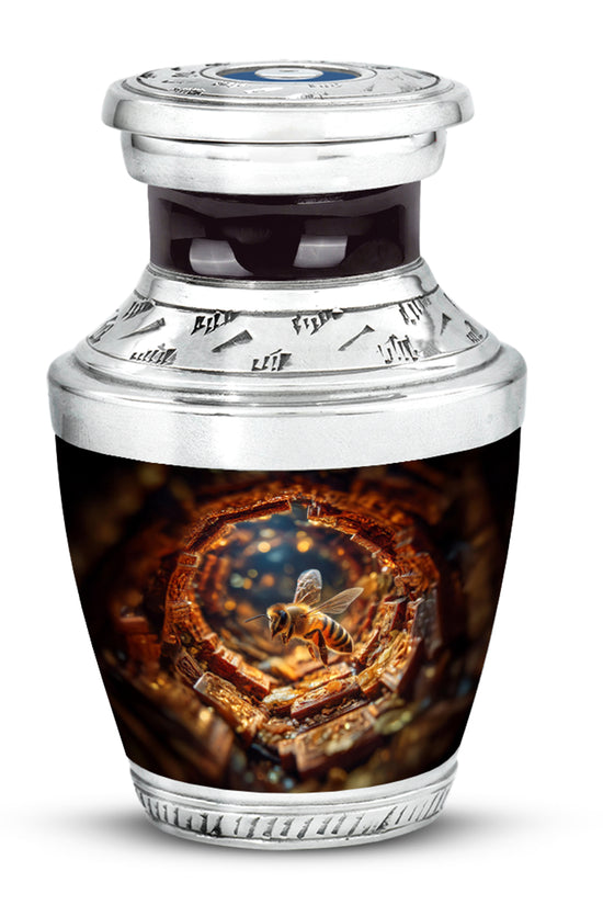 Divine Red Bee Cremation Urn for Ashes - 10-inch, 200 cu in - Karyliz