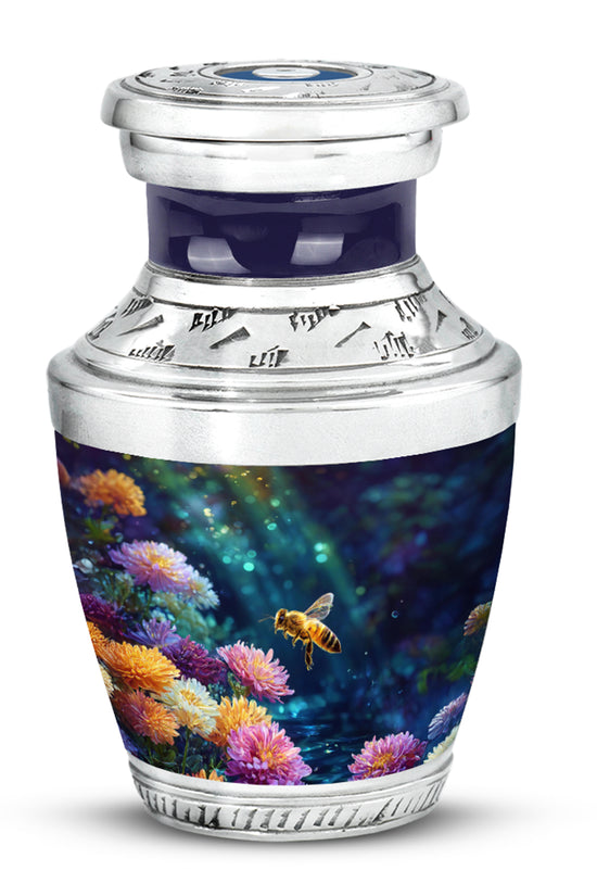 Sublime Bee Cremation Urns for Human Ashes - Black 10-inch - Karyliz