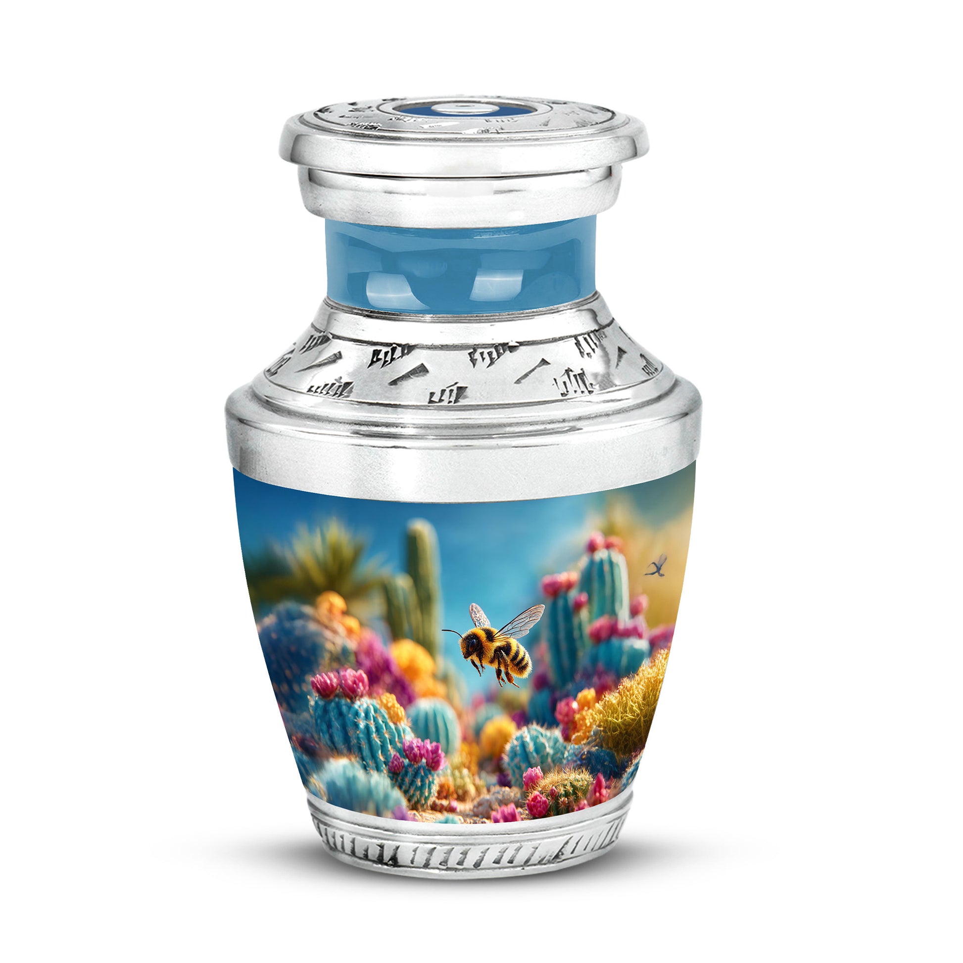 Blue Bee Cremation Urns - Imperial Tribute 10-inch, 200 cu in - Karyliz
