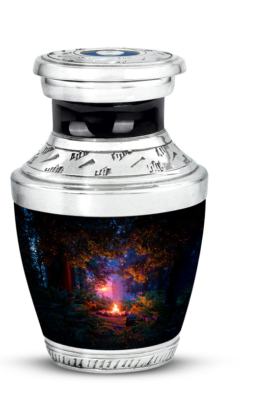 Black Campfire Cremation Urns - Imperial Blessing 10-inch, 200 cu in - Karyliz