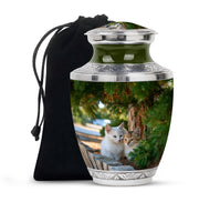 Cat Funeral Urn - Couple Cremation Urn For Pet Ashes