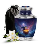 Mystic Dragon Memorial Urn - Halloween Theme Cremation Urn For Burial