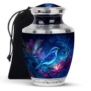 Sparrow Themed Memorial Urn - Cremation Ashes Urn for Father & Mother