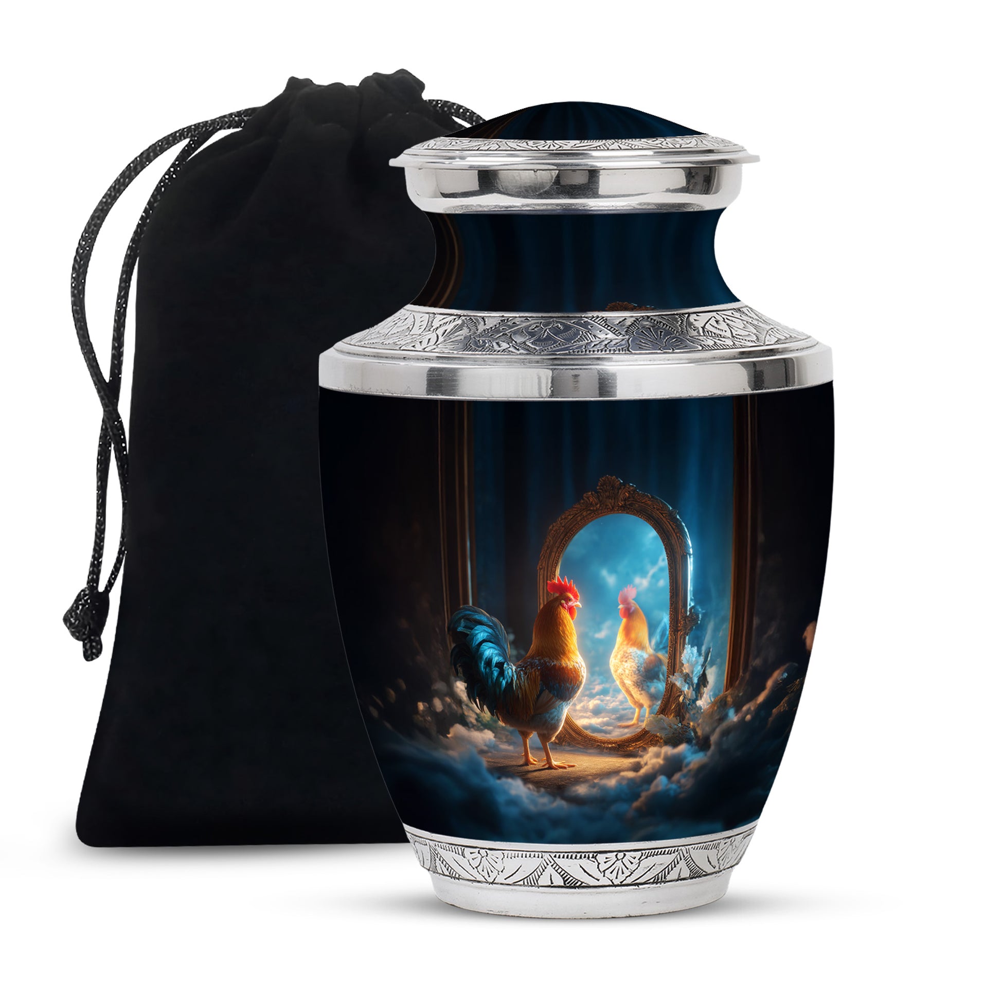 Hen Tribute Memorial Urn - Stylish Memorial Urn For Adult Ashes
