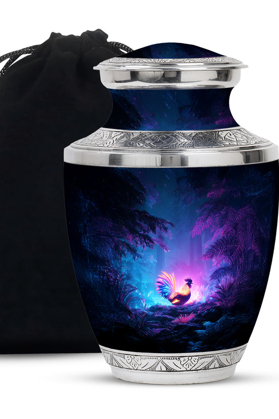 Glowing Hen Funeral Urn - Elegant Memorial Urn For Burial