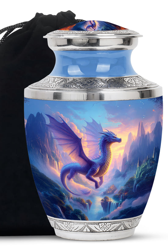 Artistic Dragon Funeral Urn - Unique Fantasy Cremation Urn For Adult Ashes