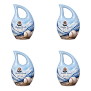Cross Drop baseball scene photo memorial urn, 4 Keepsake 3 inch Urns; fictional personalization example.